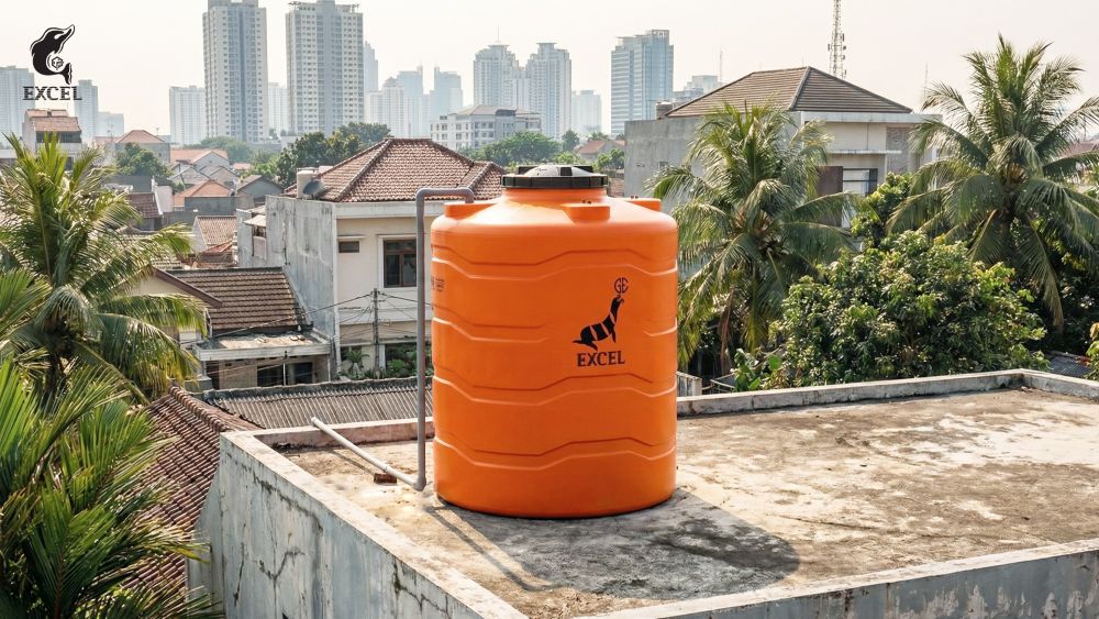 toren air EXCEL warna orange
